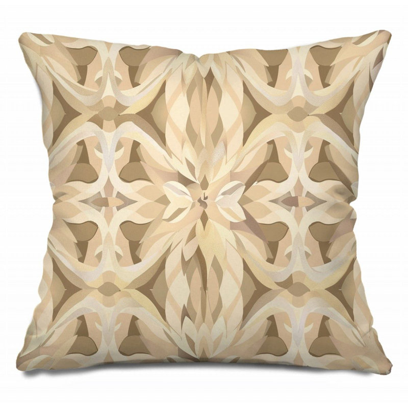 Coussin Tribal, H 16 po x l 16 po