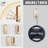 6 foldable golden wall hooks