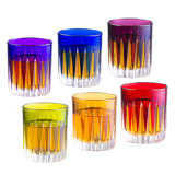 Colored Shot Glass - Blue (Cobalt) Liquor Glasses - Set of 6 - 2.6 oz., Made in Europe