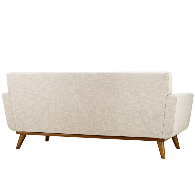 Ensemble de causeuse et canapé Modway Engage, Mélange de polyester beige