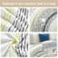 Ensemble d'édredon à rayures 7 pièces Merida-100756605