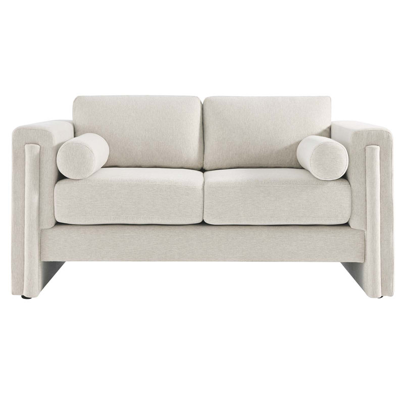 Canapés visibles Modway, 100 % polyester ivoire