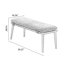 Banc rembourré vert noisette-275847423