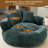 Corduroy Lazy Sofa Bean Bag – Compressed Pack Floor Leisure Chair-608921552
