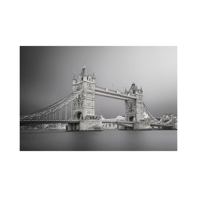 Tower Bridge - Wrapped Canvas Print, 20.32cm H x 30.48cm W x 1.9cm D