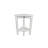 CoastalVogue Oasis 12" W Teak Shower Bench