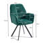Aghaboy 49cm H Upholstered Metal Armchair-367971953