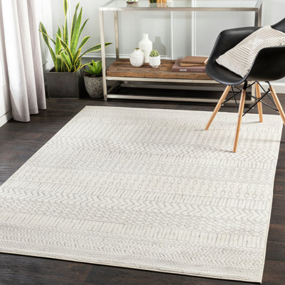 Myron Grey/Off-White Rug