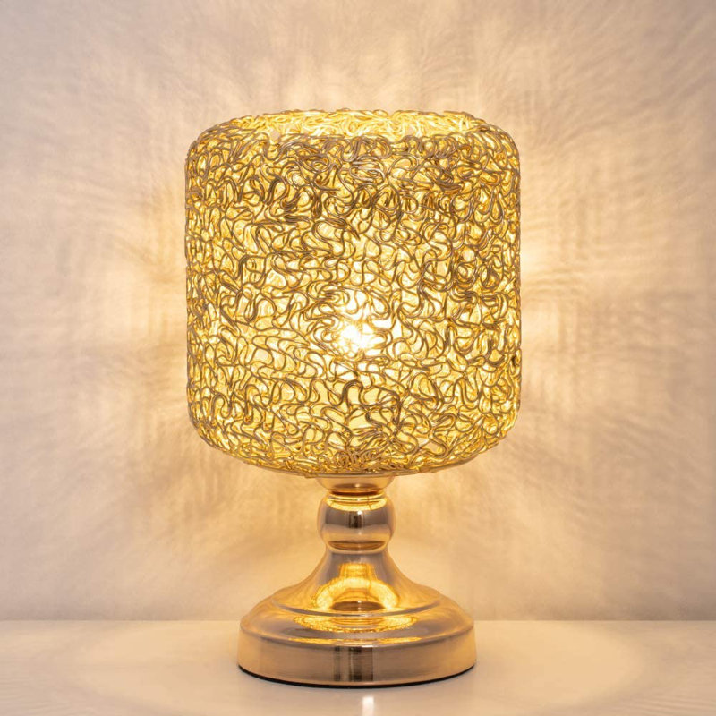 Anabia Metal Table Lamp, Gold
