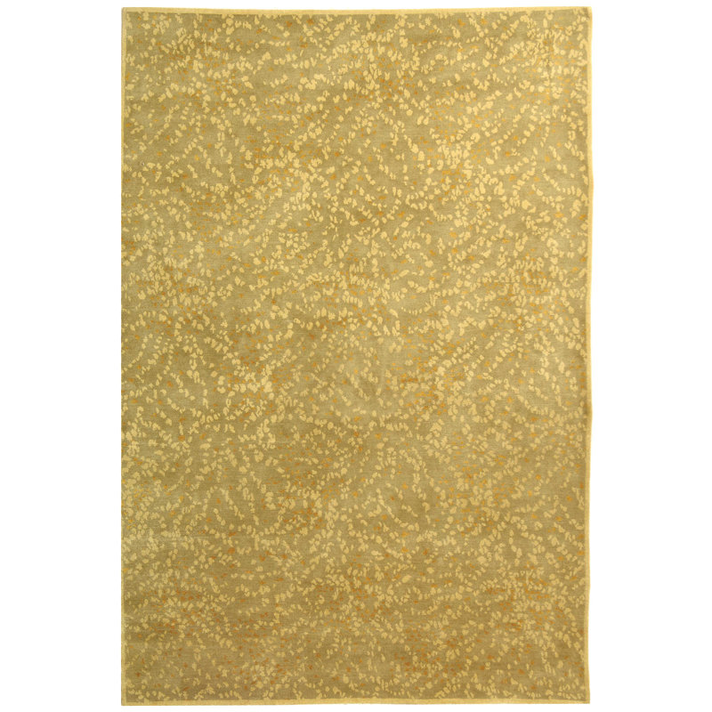 Tapis en laine / soie noué à la main Martha Stewart Sakura, Rectangle 9 pi x 12 pi