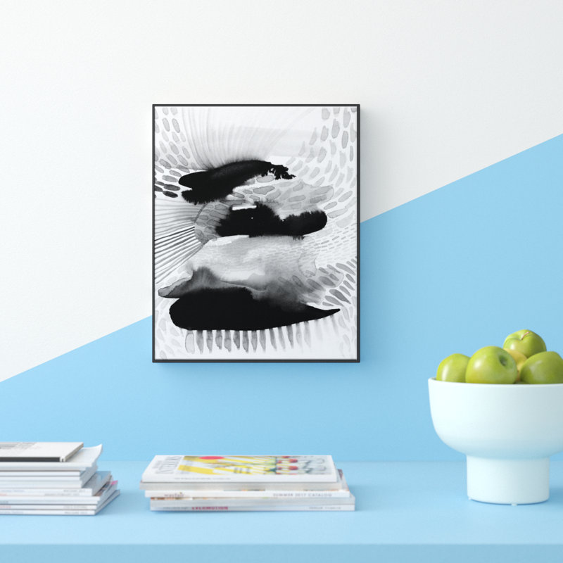 Sally Adams - Print on Canvas, 51cm H x 41cm W, Black Floater Frame