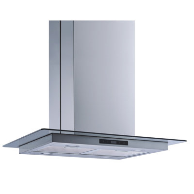 H114B Series 30" 600 CFM Convertible Island Range Hood in Stainless Steel With Filter Included