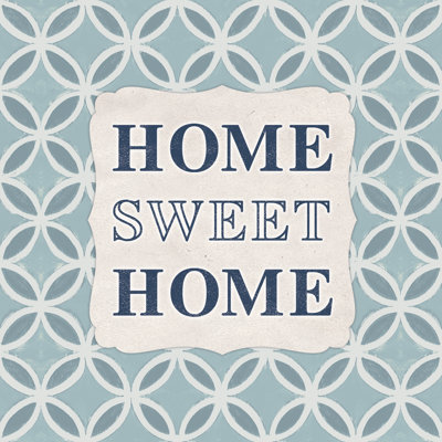 Home Sweet - Wrapped Canvas Print