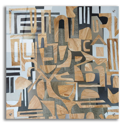 «Mombasa Village 3» par Coco Good, art mural en verre acrylique