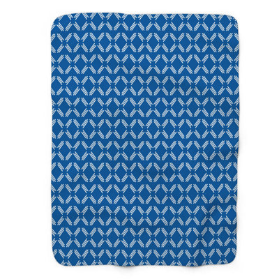 Blue Rouge - 1 Piece Premium Sherpa Blanket