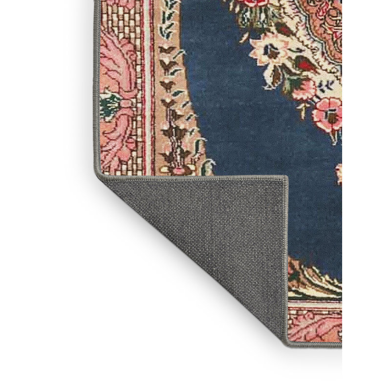 Tapis oriental bleu / brun, Rectangle 3 pi x 5 pi