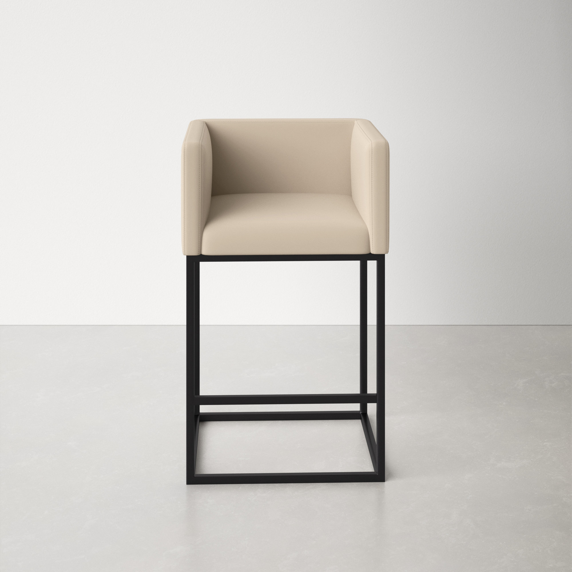  Bar & Counter Stool, Cream, Counter Stool (25" Seat Height)