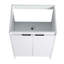 Meuble-lavabo sur pied 24 po avec lavabo en résine