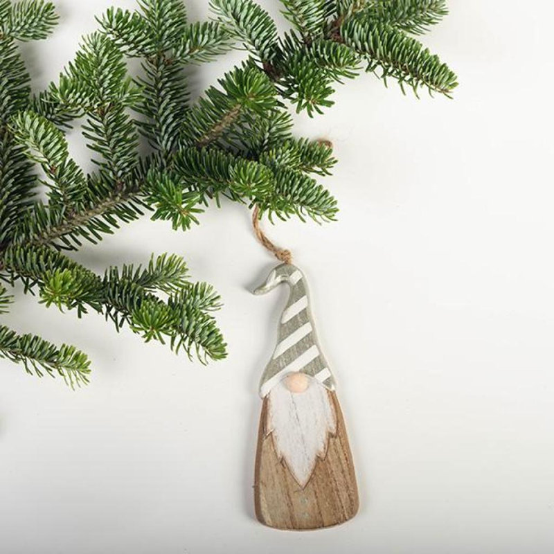 Cintre en bois Santa, ensemble de 2