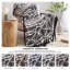 Jeté Boho - couvertures décoratives blanches avec pampille, couverture bohémienne en flanelle imprimée pour chaise, lit, canapé, canapé-111985789