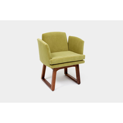 Allison 18'' H Velvet Upholstered Armchair