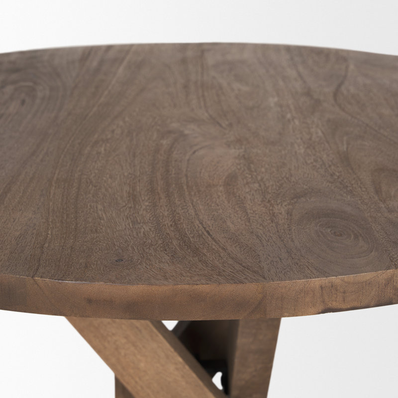 Table de bout Nikola, Brun