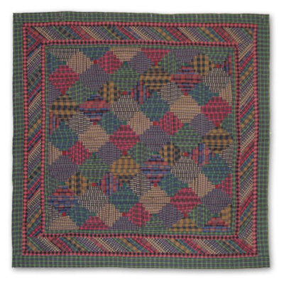 Cotton Patchwork Shower Curtain