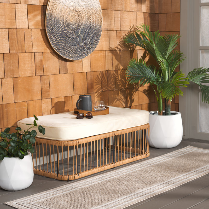 Aura Steel Outdoor Bench