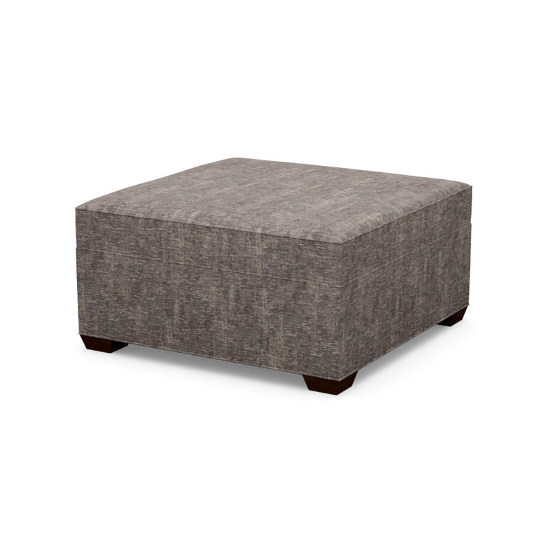 Square Ottoman, 8938-82, Walnut