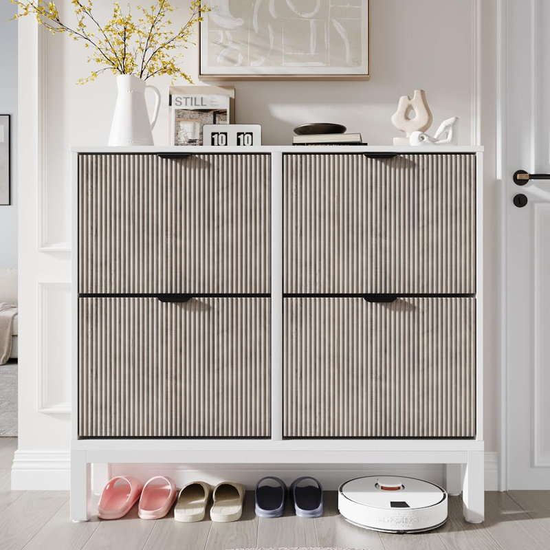 Range-chaussures pour le vestibule, Gris