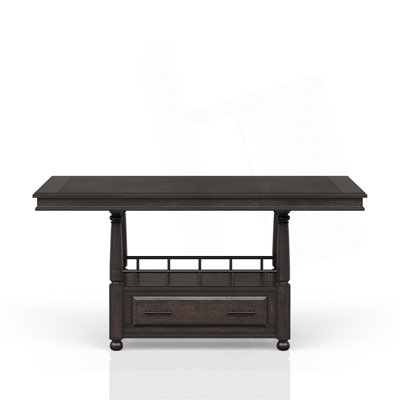 Deep Coffee Counter Height Dining Table