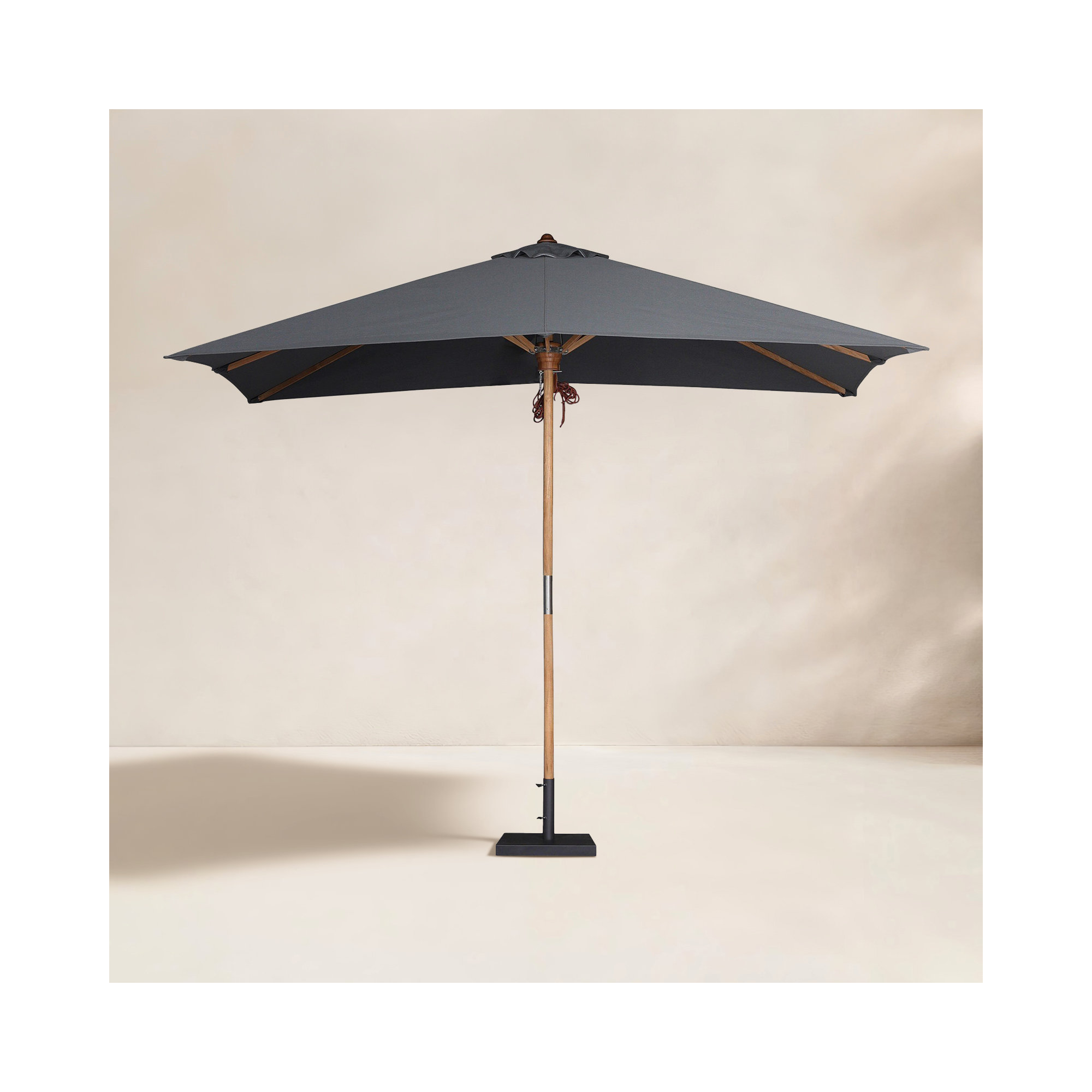 Nadira 118'' Outdoor Umbrella, Gray