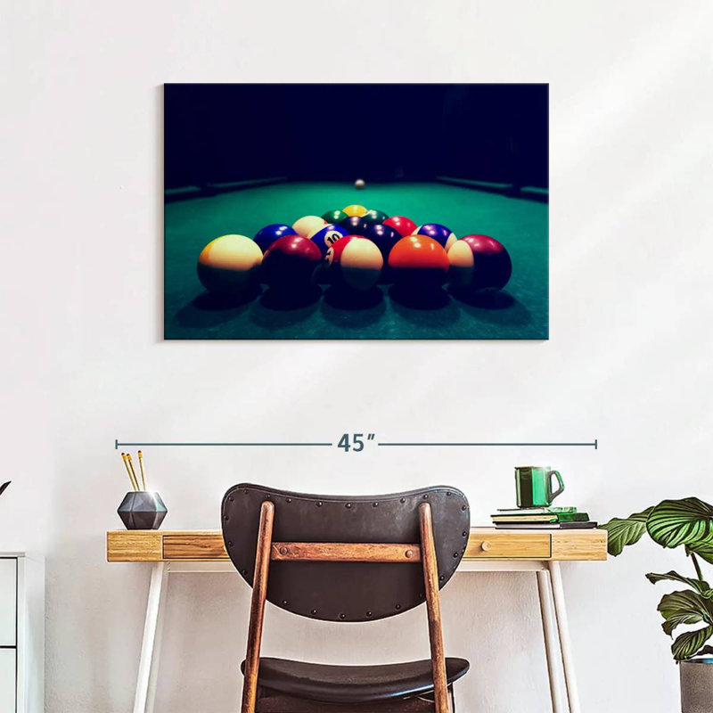 Senne Billiard Balls, 24" H x 36" W