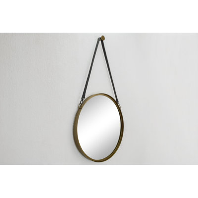 Herron Metal Round Wall Mirror