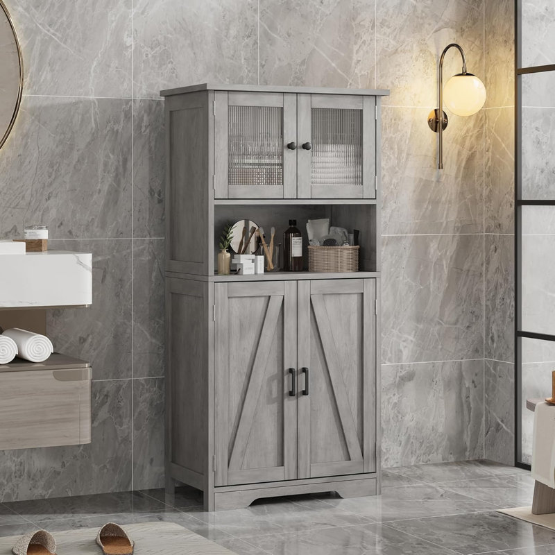 60 cm W Sideboard, Gray