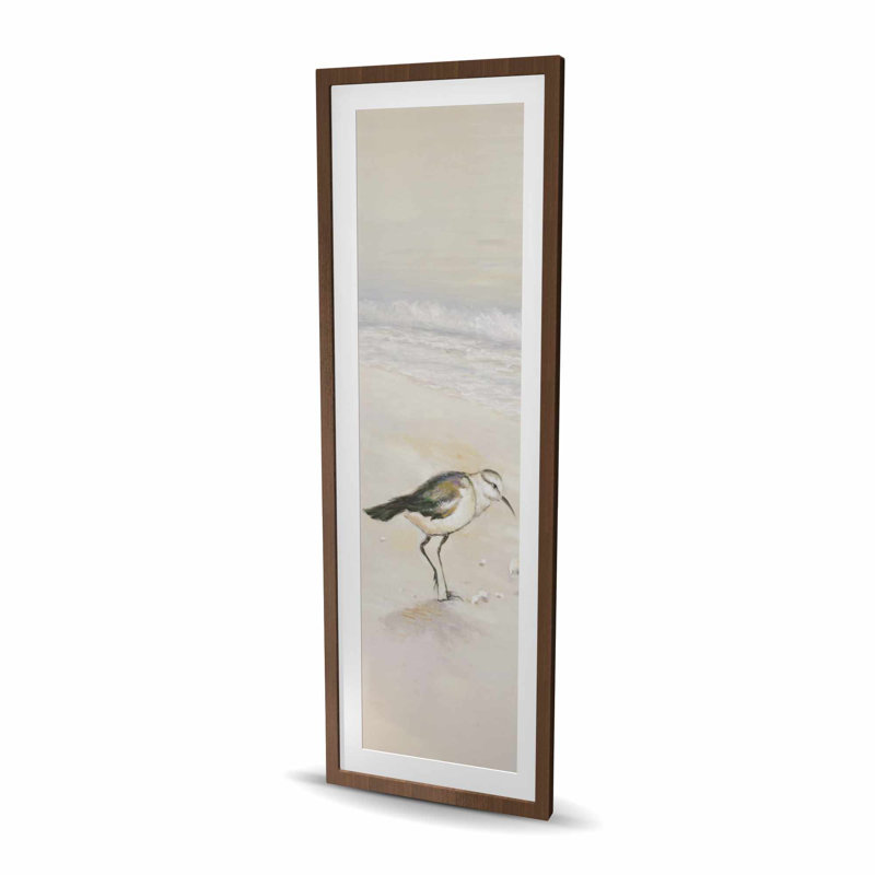 Cadre Semipalmated Sandpiper Beach - cadre, Brun, H 60 po x l 20 po
