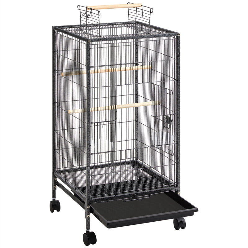 100.5cm Play Top Floor Bird Cage with Wheels