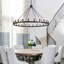 Luminaire de style campagnard rond de style campagnard à 24 lumières Yeraldine-290637767-312405566