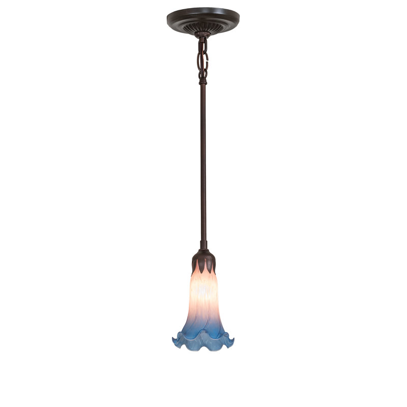 Mini-luminaire suspendu 5 po Tiffany Pond