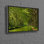 Art mural paysage français sur un cadre en bois de style bohémien et vue panoramique
