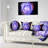 Supernova Explosion Blue - Abstract Printed Pillow