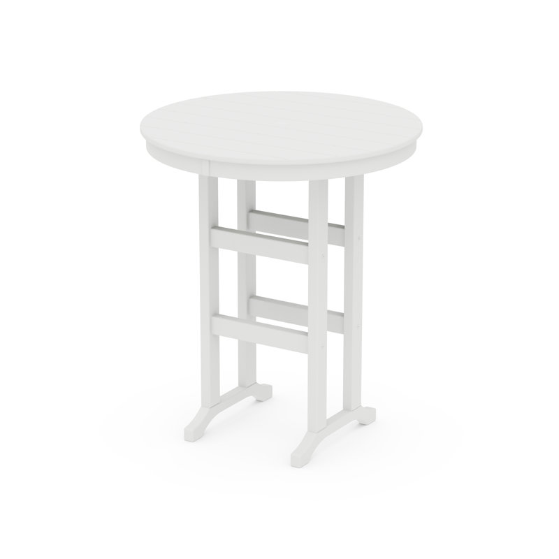 Table de bar POLYWOOD, Blanc, 36 po