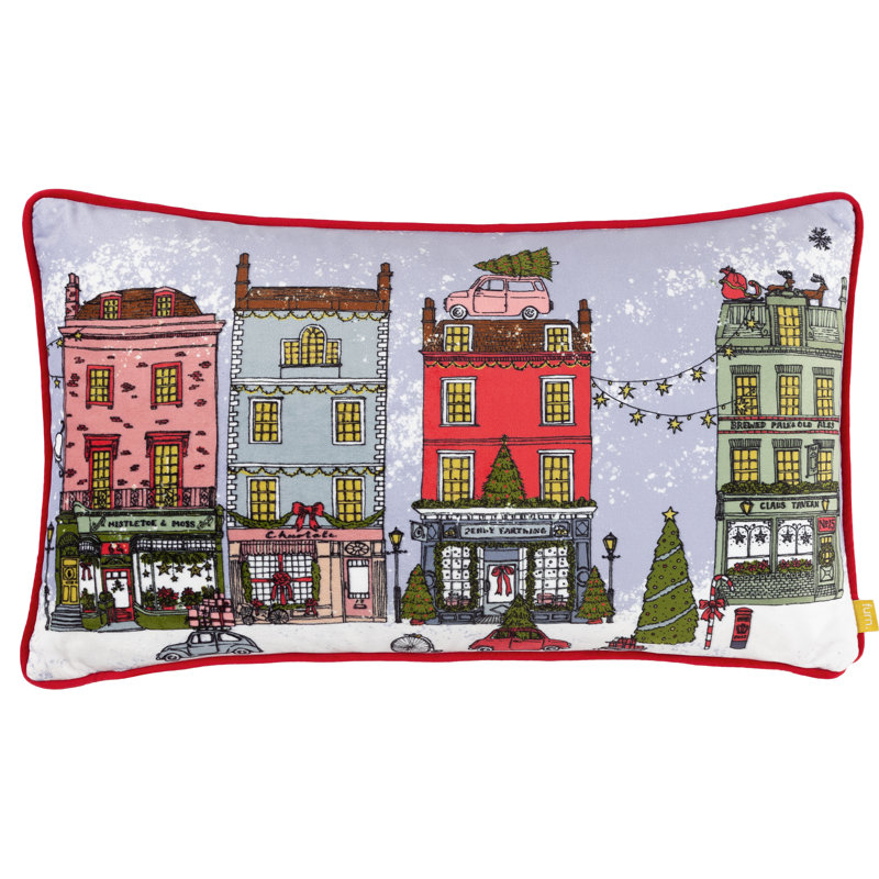 Abstract Rectangular Cushion