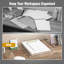 Organiseur de bureau Mind Reader, rangement pour documents, style moderne, en acrylique transparent.