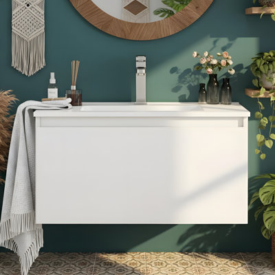 Meuble-lavabo mural 32 po