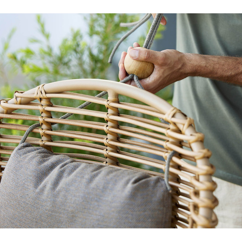 Hive Lounge Chair with Teak Legs
