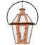Luminaire suspendu en cuivre vieilli 2 lumières Burdett