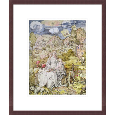 «Madonna and Child» par Albrecht Dürer, impression giclée encadrée