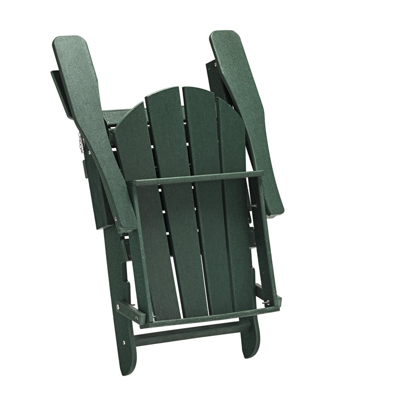 Chaise Adirondack d'extérieur en plastique, Vert foncé