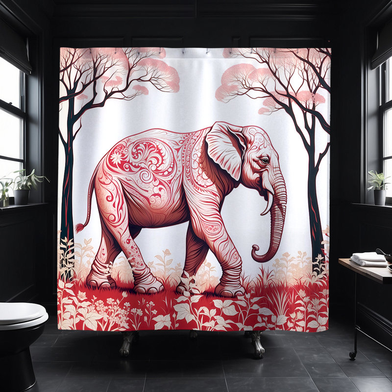 Rideau de douche Harpsburg Elephant